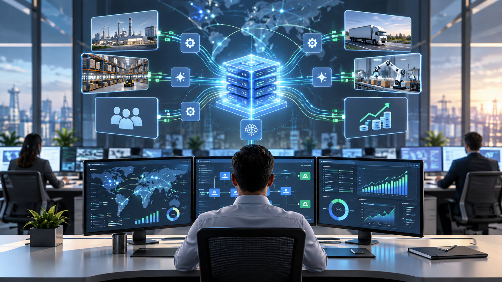 Agentic AI ERP readiness visual